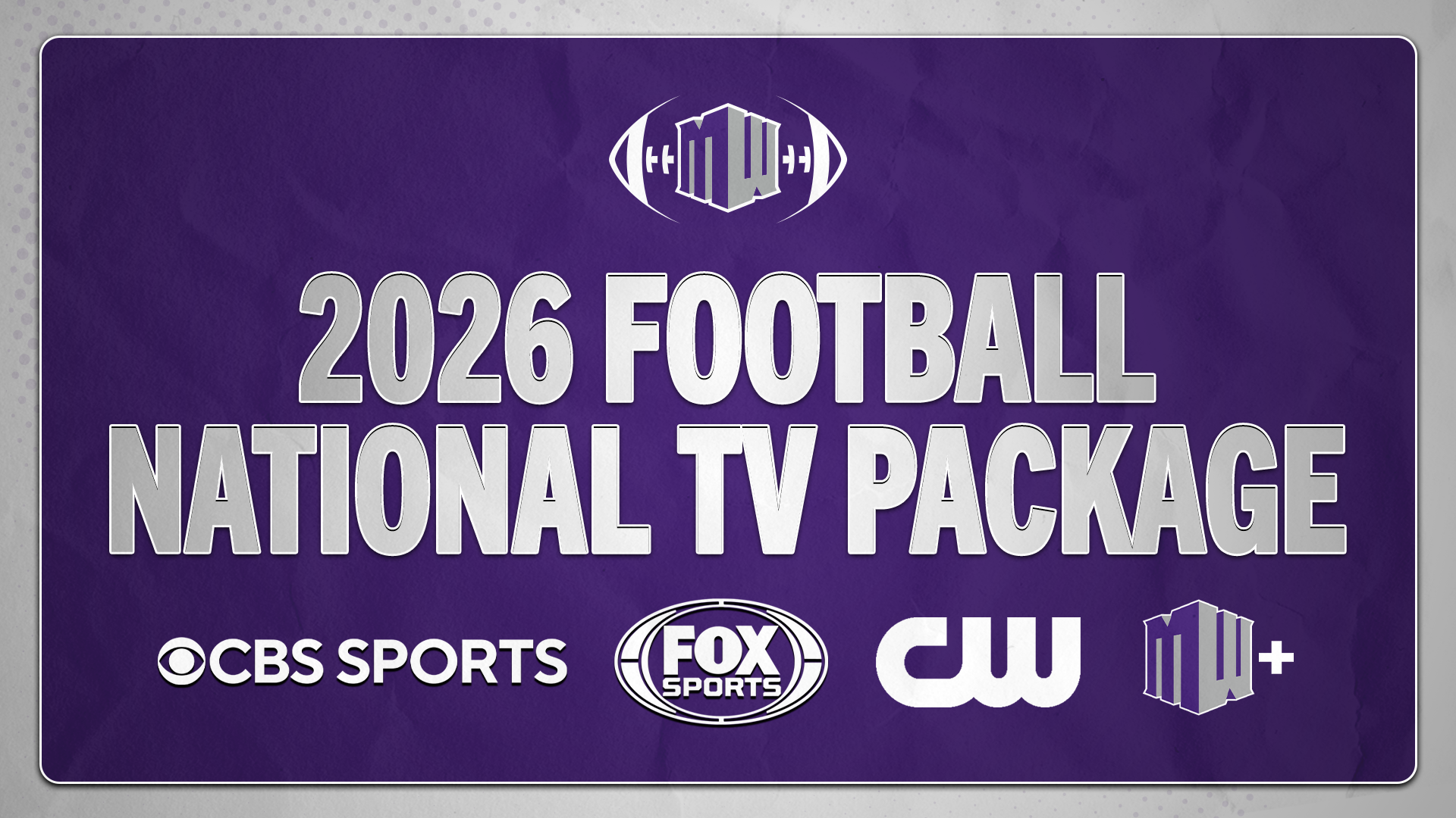 Mountain West Announces 2026 Football Broadcast Package