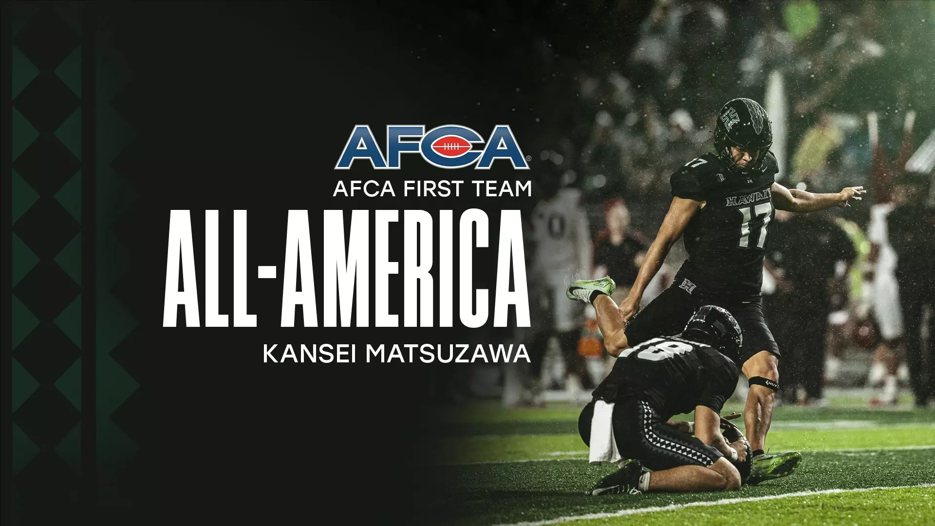 Matsuzawa Recognized By AFCA; Named Consensus All-American