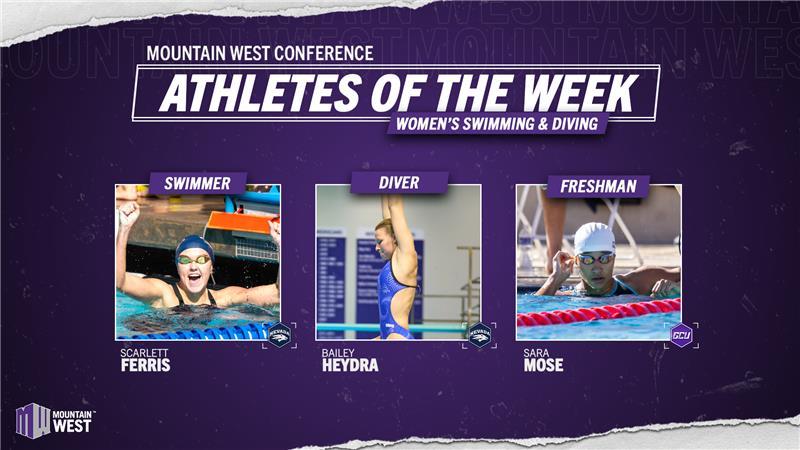 Mountain West Women’s Swimming & Diving Athletes Of The Week – Feb. 3