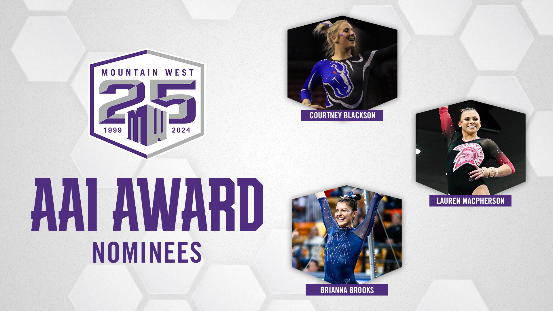 Three MW Gymnasts Nominated for AAI Award