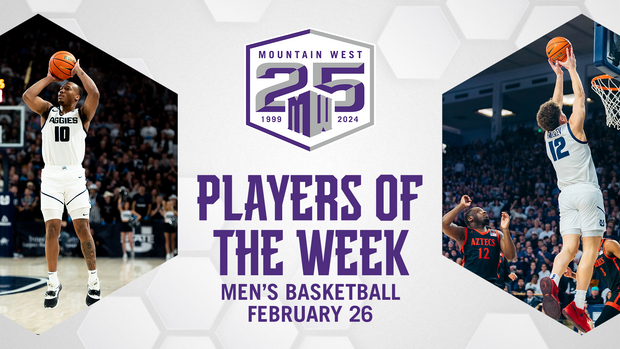 Mountain West Men's Basketball Players of the Week - Feb. 26