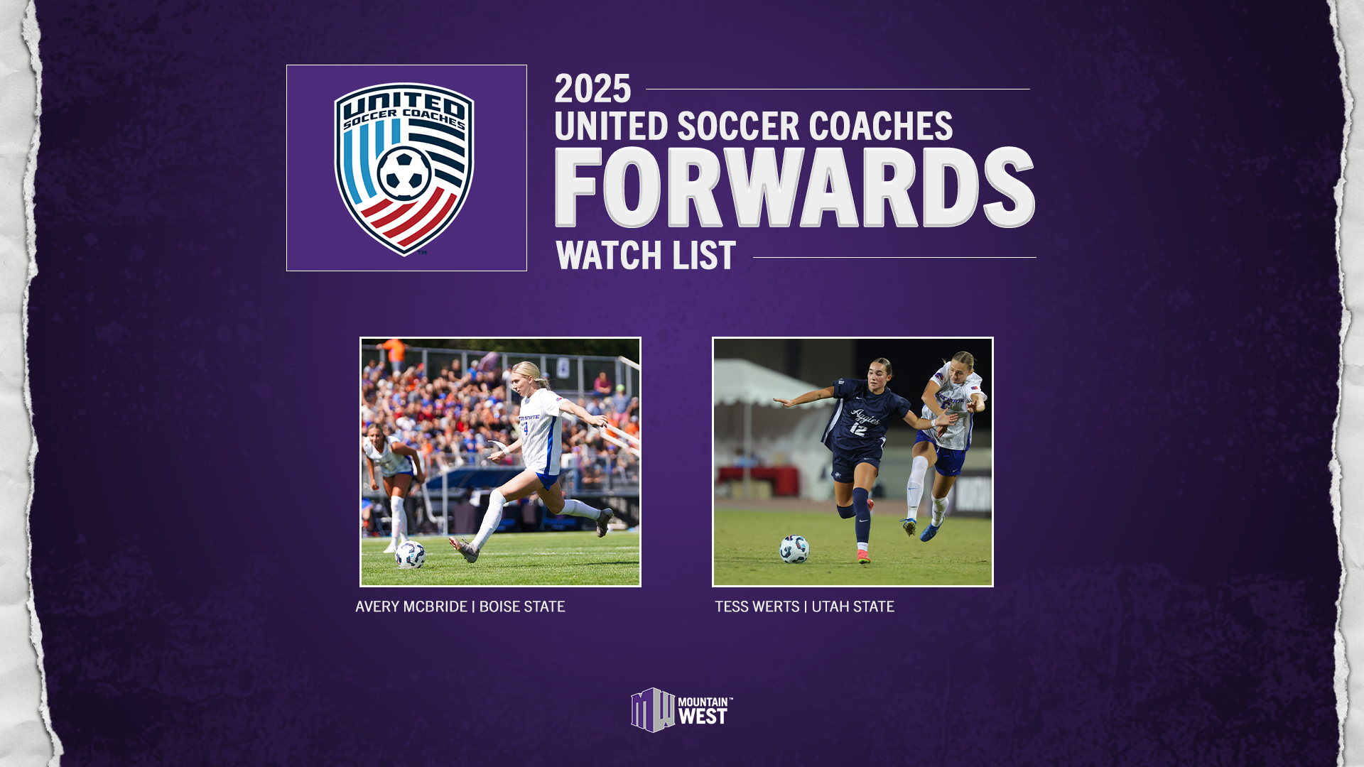 Two MW Forwards Named to United Soccer Coaches 2025 Watch List