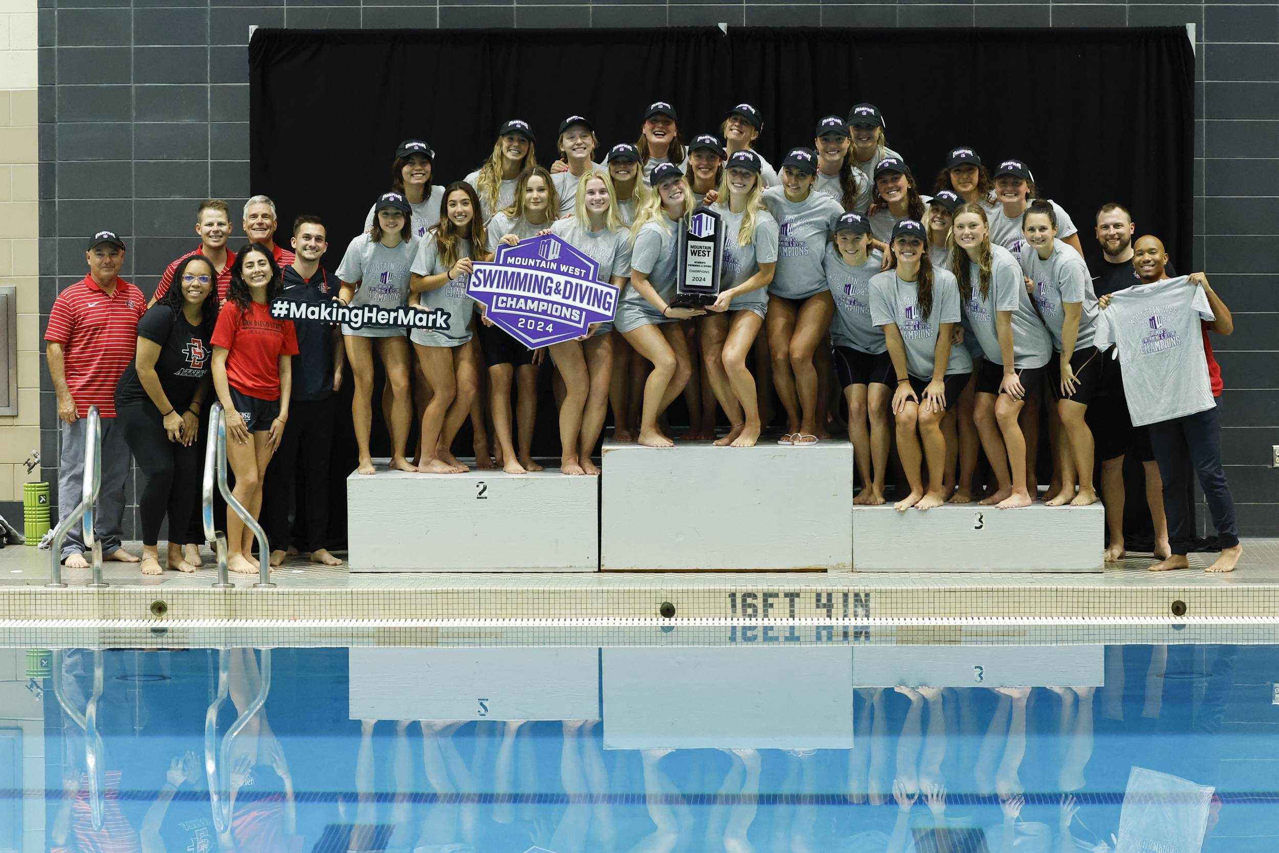 SAN DIEGO STATE WINS THIRD STRAIGHT MW SWIMMING & DIVING CHAMPIONSHIP