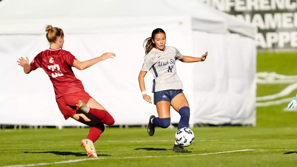 No. 7 Utah State Soccer Plays to Scoreless Draw with Washington State