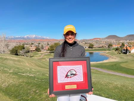 Gonzalez Earns Share of Title to Lead Cowgirls at SUU Pizza Hut Lady Thunderbird Invitational