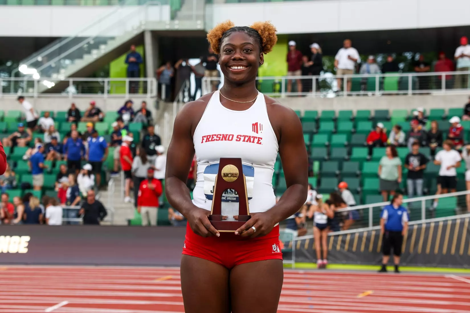 Jackson Captures First Team All-America Honors in Shot Put