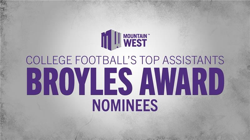 Five MW Assistant Coaches Among Nominees for Broyles Award