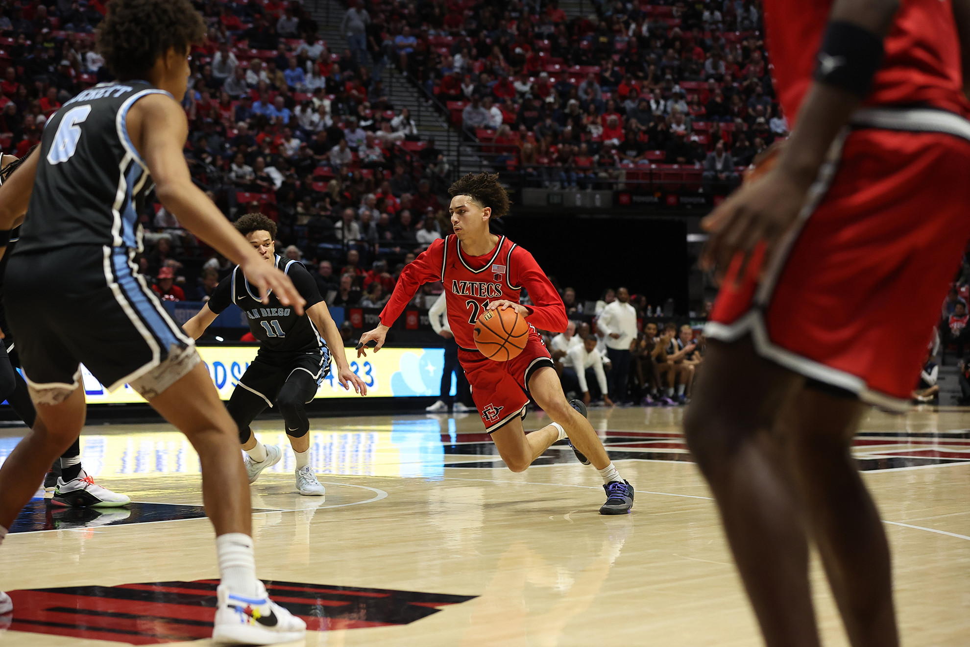 No. 23 Aztecs Roll California 71-50