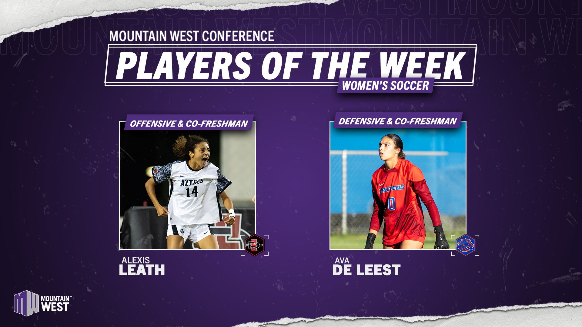 MW Soccer Players of the Week - Nov. 1