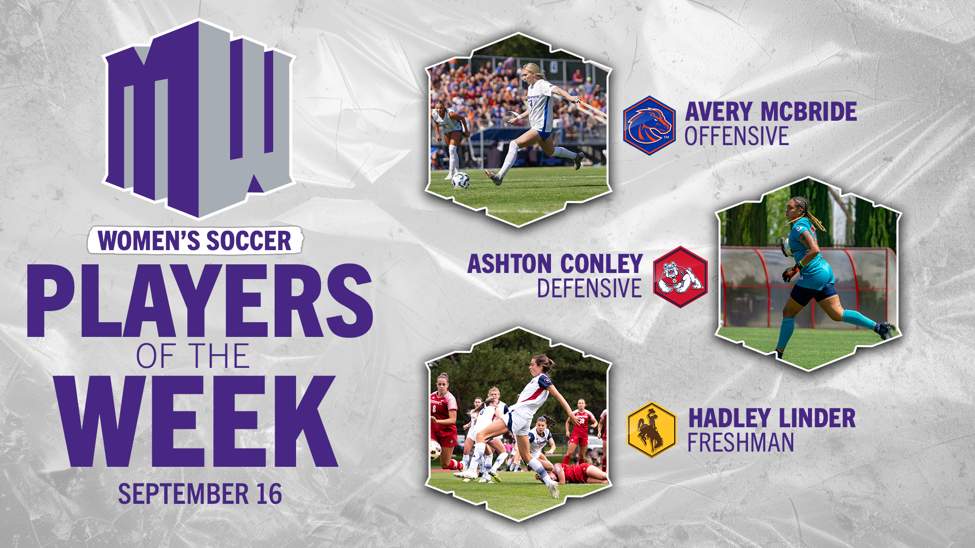 MW Soccer Players of the Week - Sept. 16