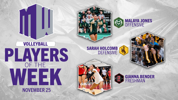 MW Women's Volleyball Players of the Week - Nov. 25