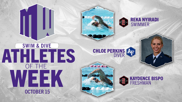 MW Swimming and Diving Athletes of the Week - Oct. 15