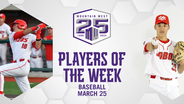 Mountain West Baseball Players of the Week - March 25