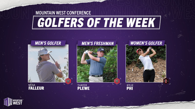 Mountain West Men's & Women's Golfers of the Week - April 2