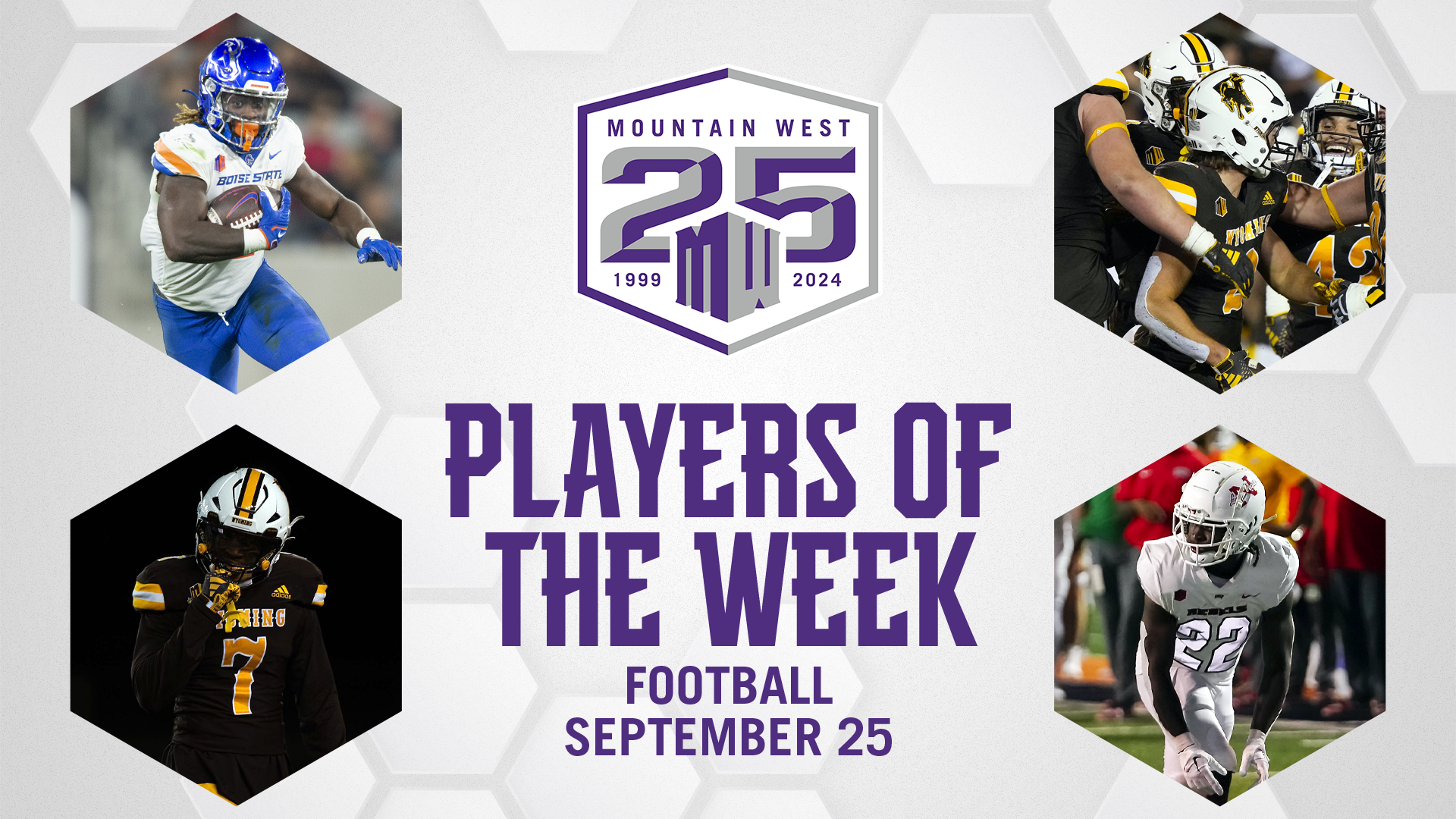 MW Football Players of the Week - September 25