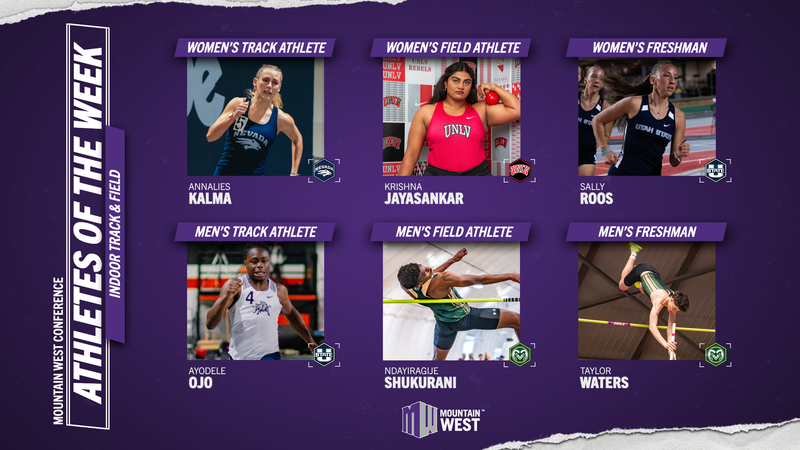 MW Indoor Track & Field Athletes of the Week - Jan. 20
