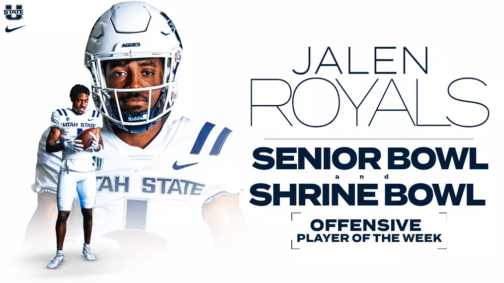 Utah State’s Jalen Royals Earns Pair of National Offensive Player of the Week Honors