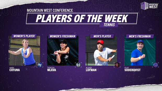 MW Tennis Players of the Week - Feb. 18