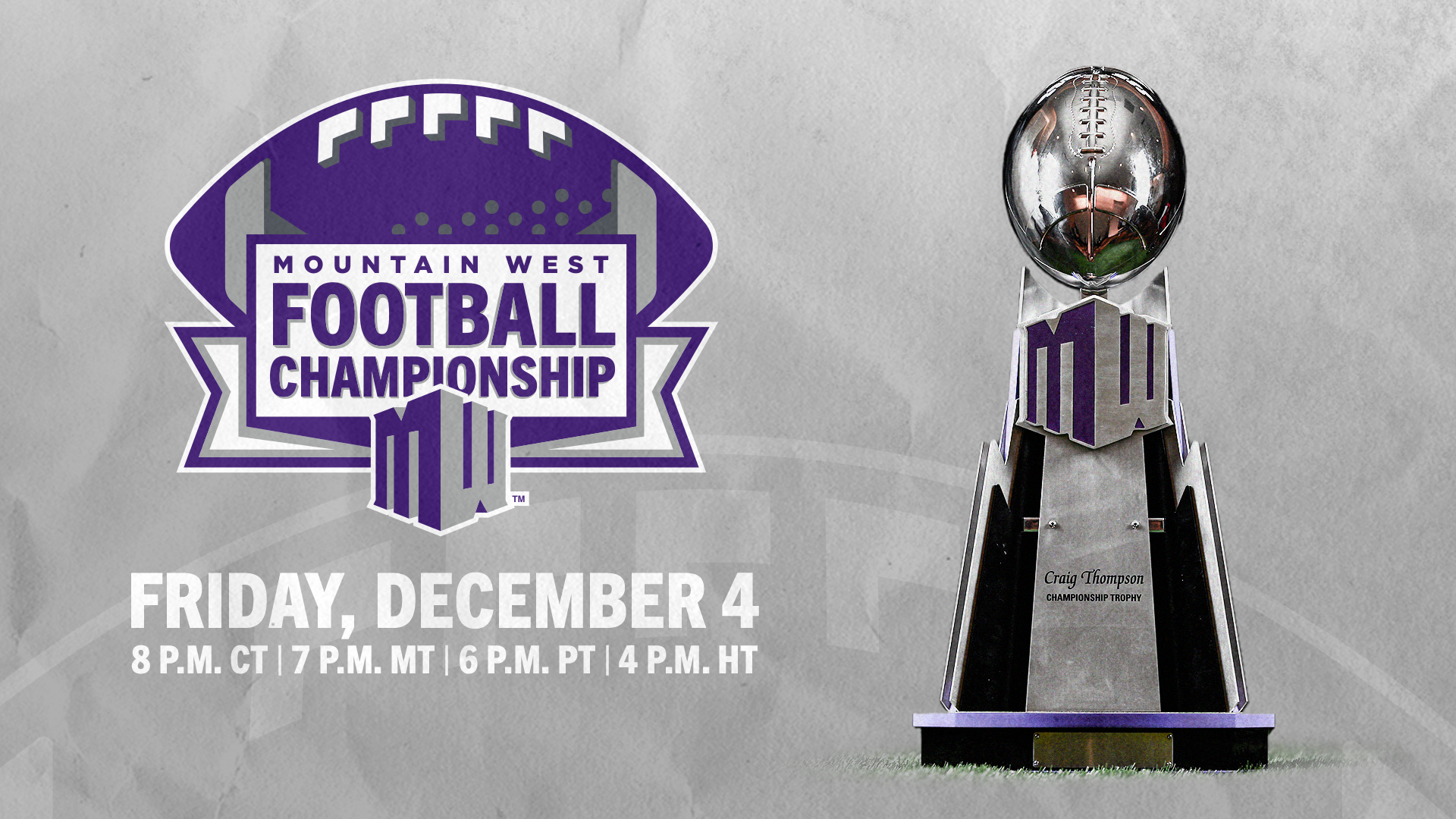 Broadcast Details Announced for 2026 Mountain West Football Championship Game