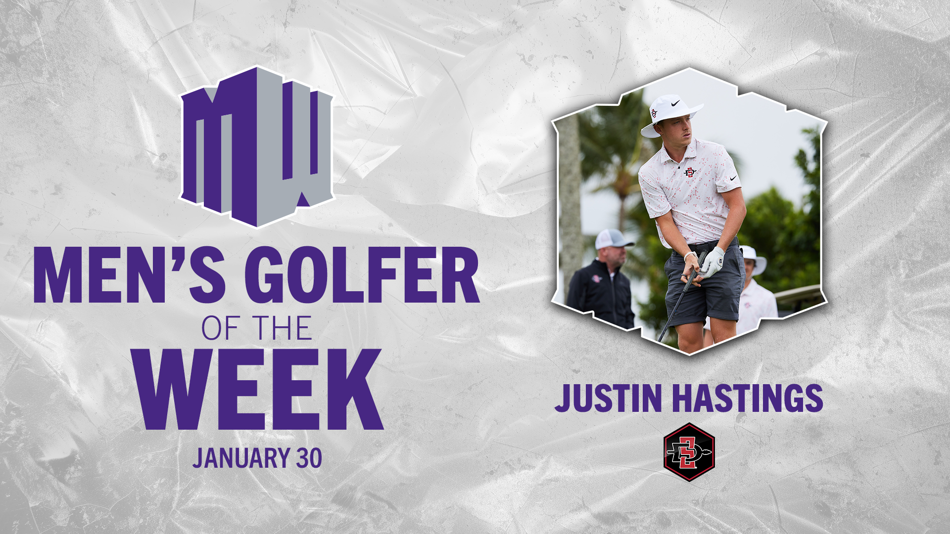 MW Men's Golfer of the Week - Jan. 30