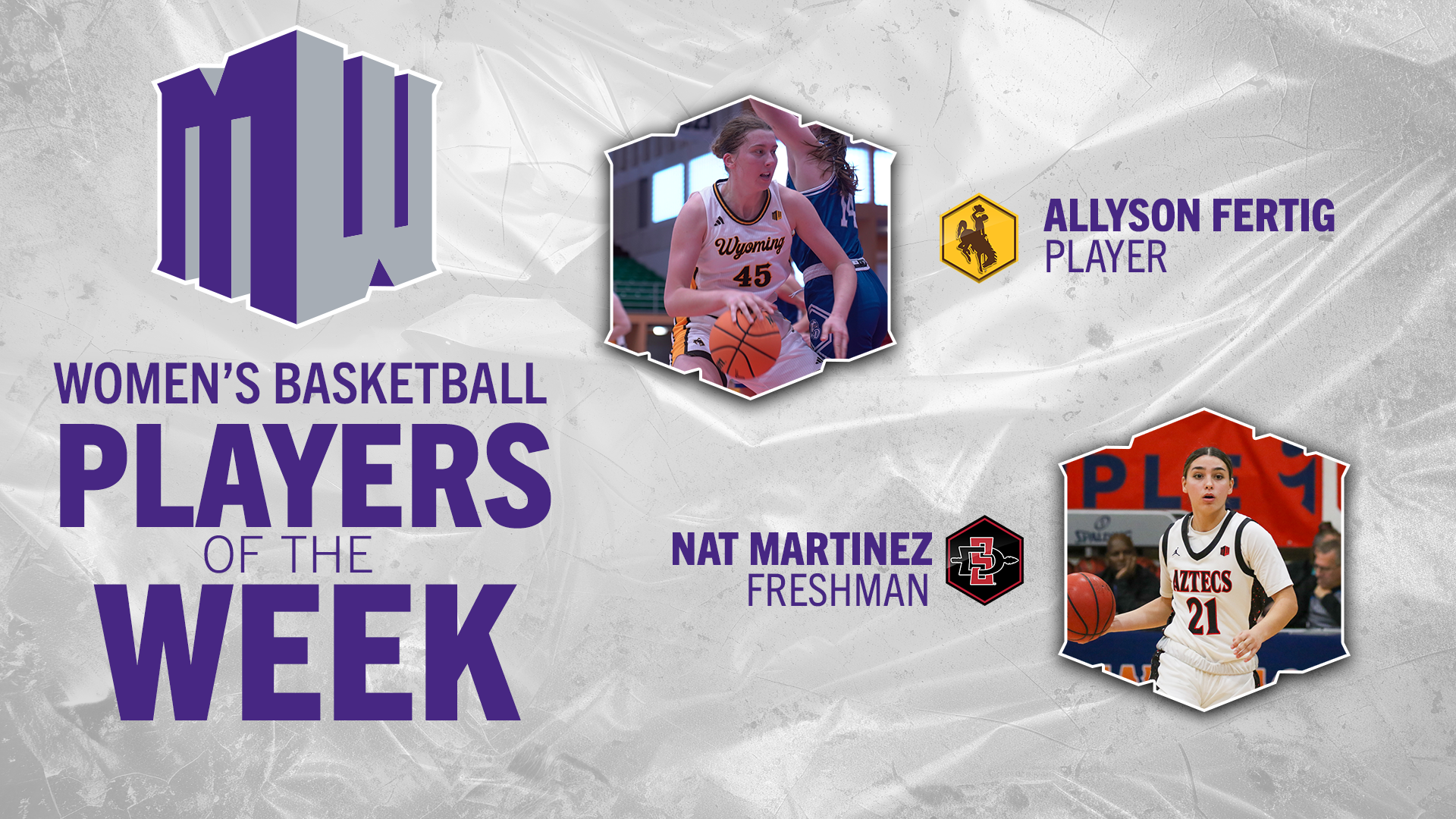 MW Women's Basketball Players of the Week - Dec. 2