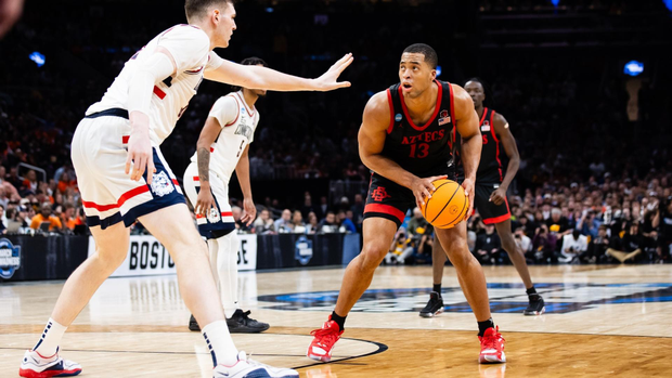 5-Seed Aztecs Fall to 1-Seed UConn in Boston