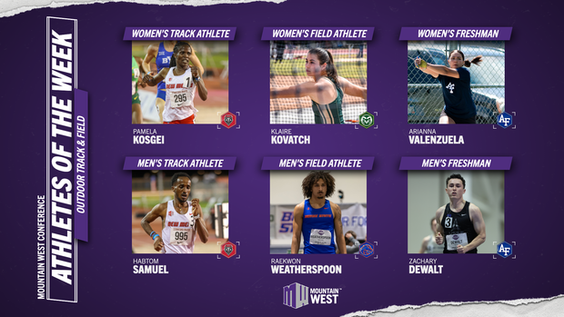 MW Outdoor Track & Field Athletes of the Week - April 7