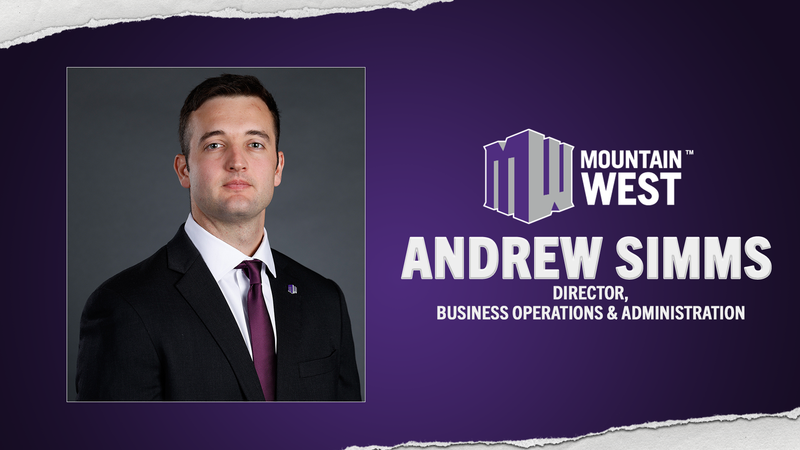 Mountain West Names Andrew Simms Director, Business Operations and Administration
