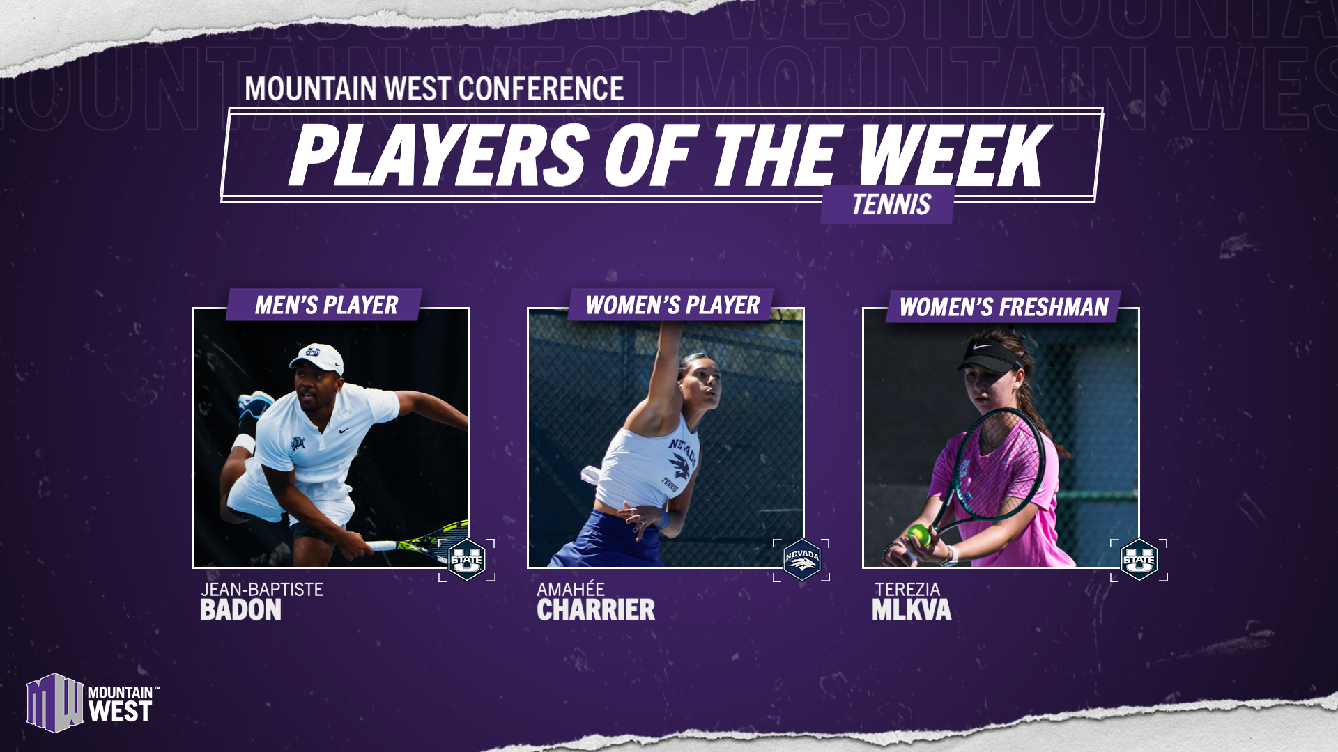 MW Tennis Players of the Week - April 8