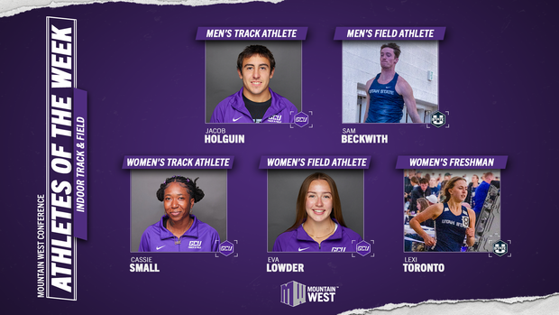 MW Indoor Track & Field Athletes of the Week - Jan. 13