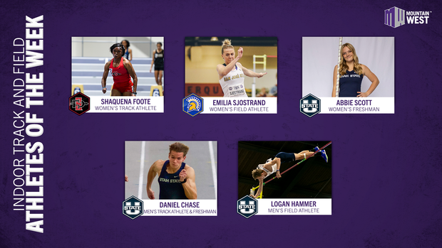 Mountain West Indoor Track & Field Athletes of the Week - Jan. 14