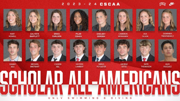 16 Rebels Named To CSCAA Scholar All-American List