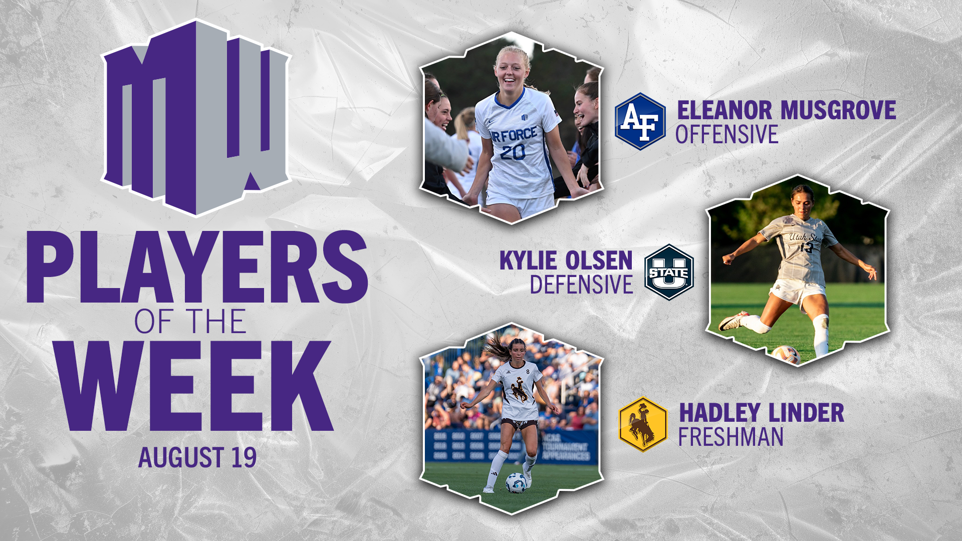 MW Soccer Players of the Week - Aug. 19