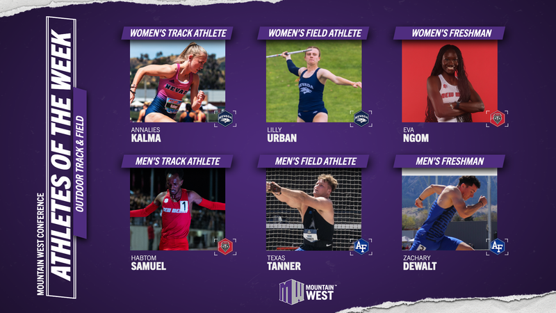 MW Outdoor Track & Field Athletes of the Week - April 21