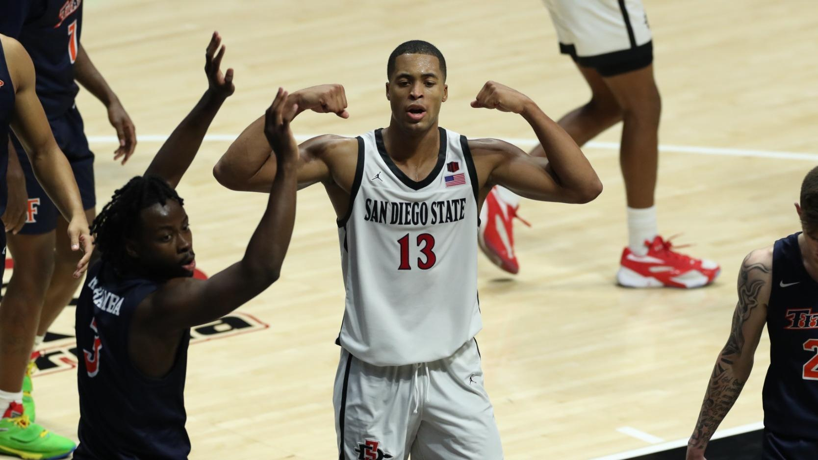 No. 17/15 Aztecs Top Cal State Fullerton, 83-57, in Season Opener