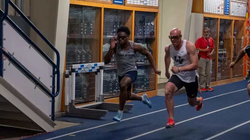 Ayodele Ojo, Jr. Breaks School Record as Utah State Track & Field Excels at Snake River Open