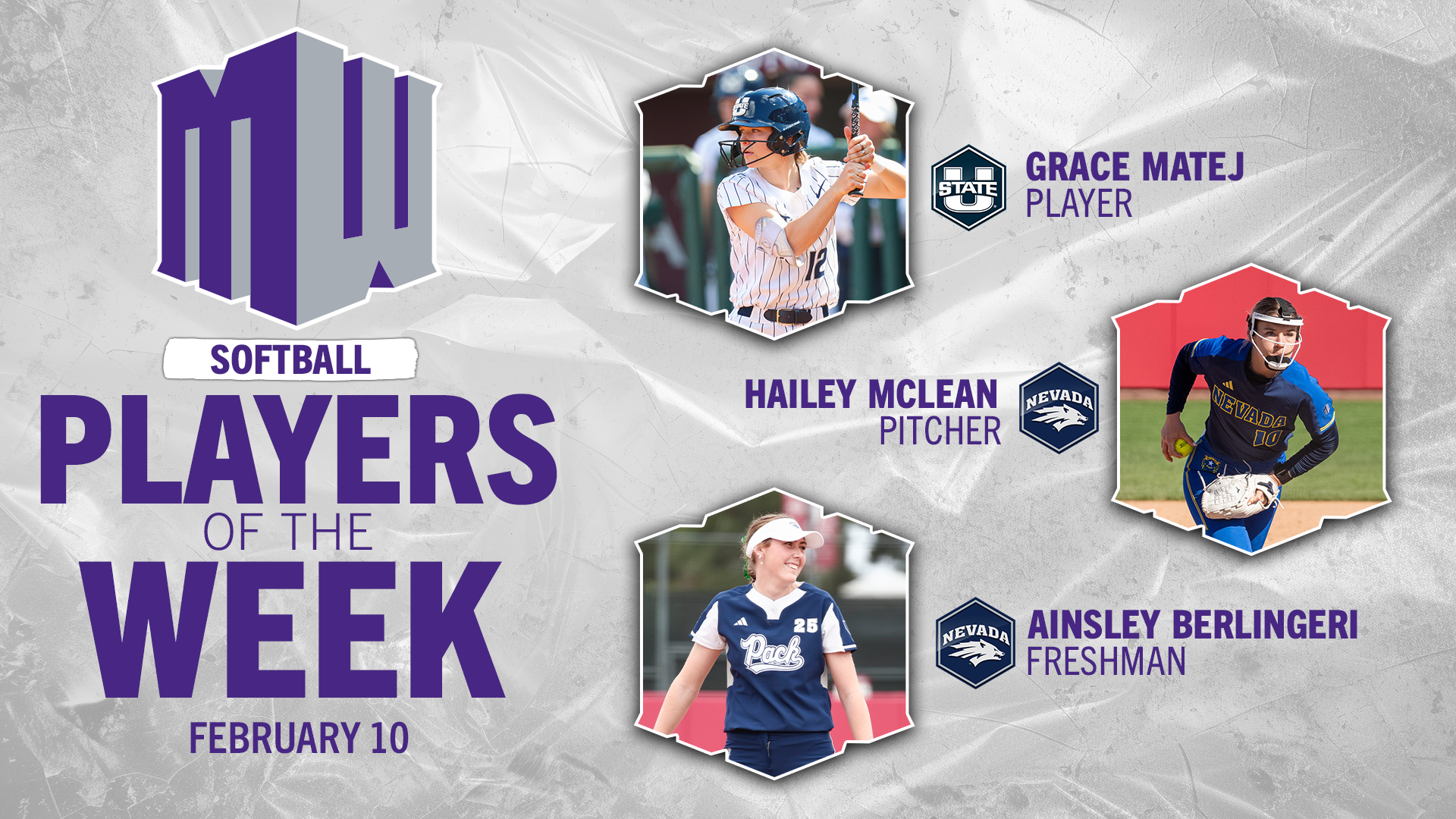 MW Softball Players of the Week- Feb. 10