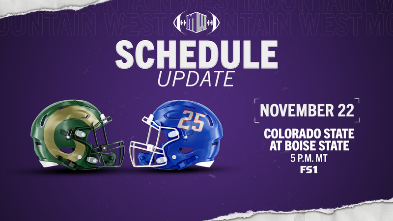 Colorado State at Boise State to Air on FS1 on Nov. 22