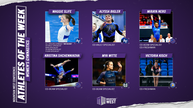 MOUNTAIN WEST GYMNASTICS ATHLETES OF THE WEEK – FEB. 17