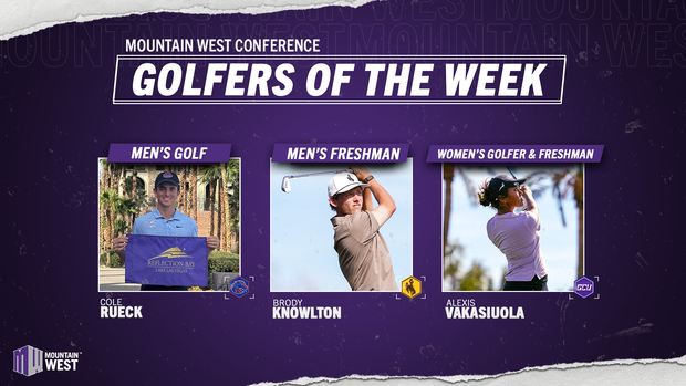 Mountain West Men's & Women's Golfers of the Week - Feb. 26