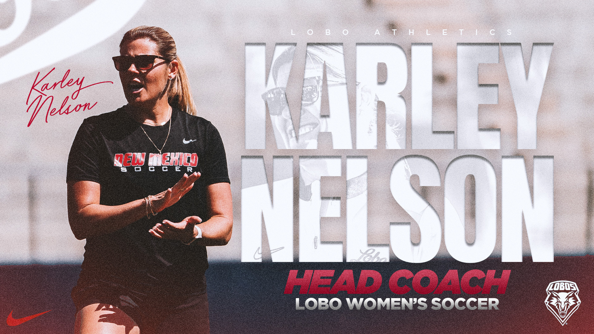 Karley Nelson Named Lobo Soccer Head Coach
