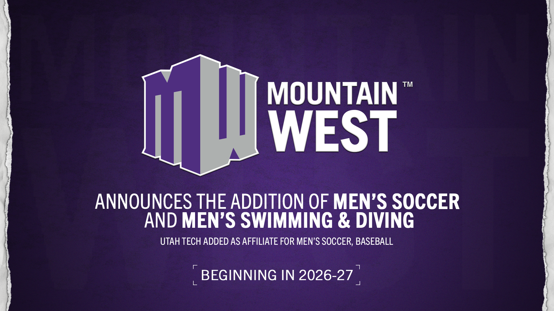 MW Expands Sports Sponsorship with the Addition of Men's Soccer and Men's Swimming and Diving in 2026-27