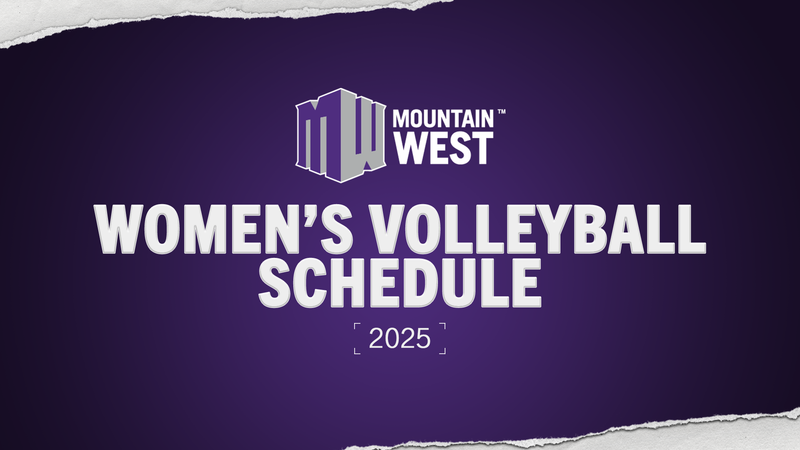 Mountain West Announces The 2025 Women's Volleyball Revised Conference Schedule