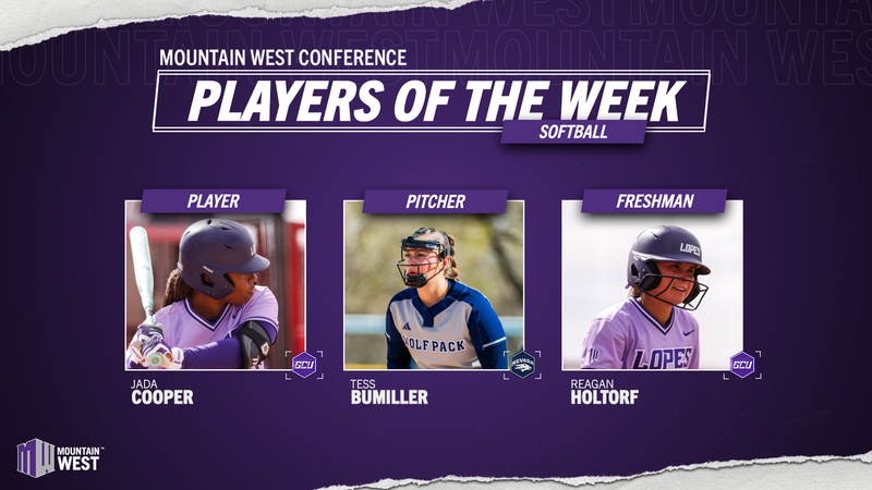 Mountain West Softball Players of the Week - March 16