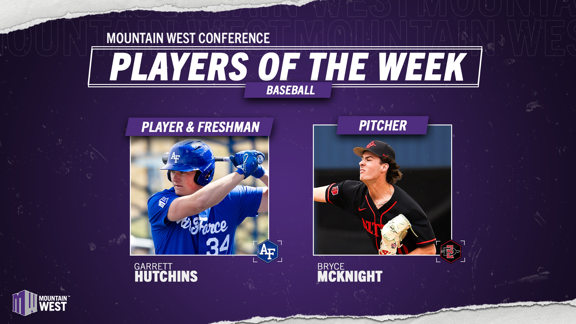 MW Baseball Players of the Week - April 27