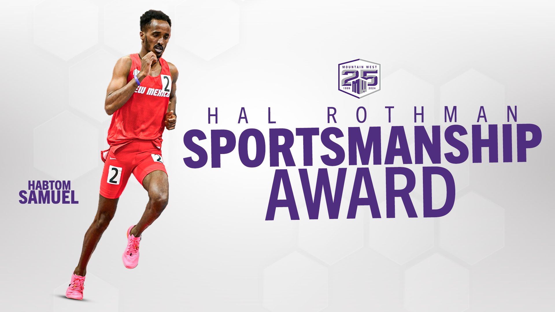 New Mexico's Habtom Samuel Named Hal Rothman Sportsmanship Award Winner