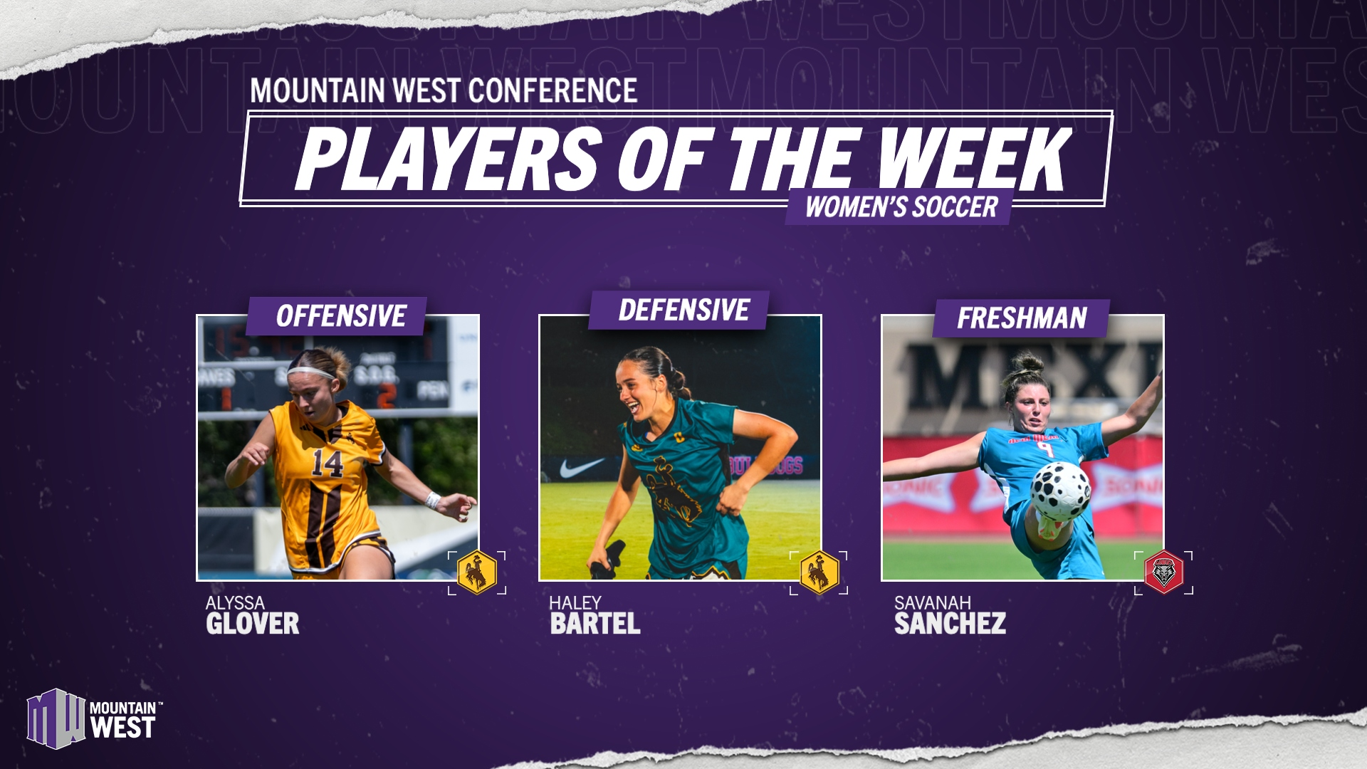 MW Soccer Players of the Week - Sept. 8