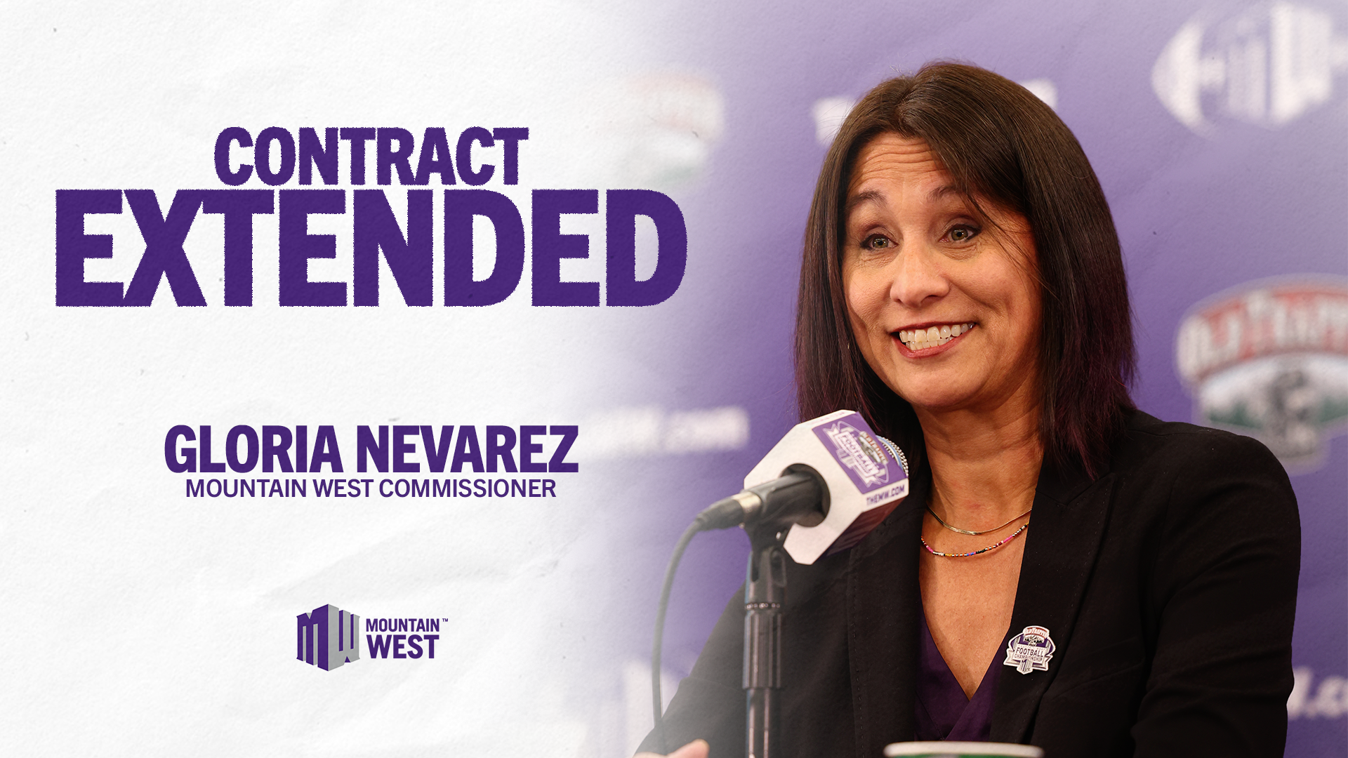 Mountain West Board of Directors Extends Commissioner Gloria Nevarez's Contract