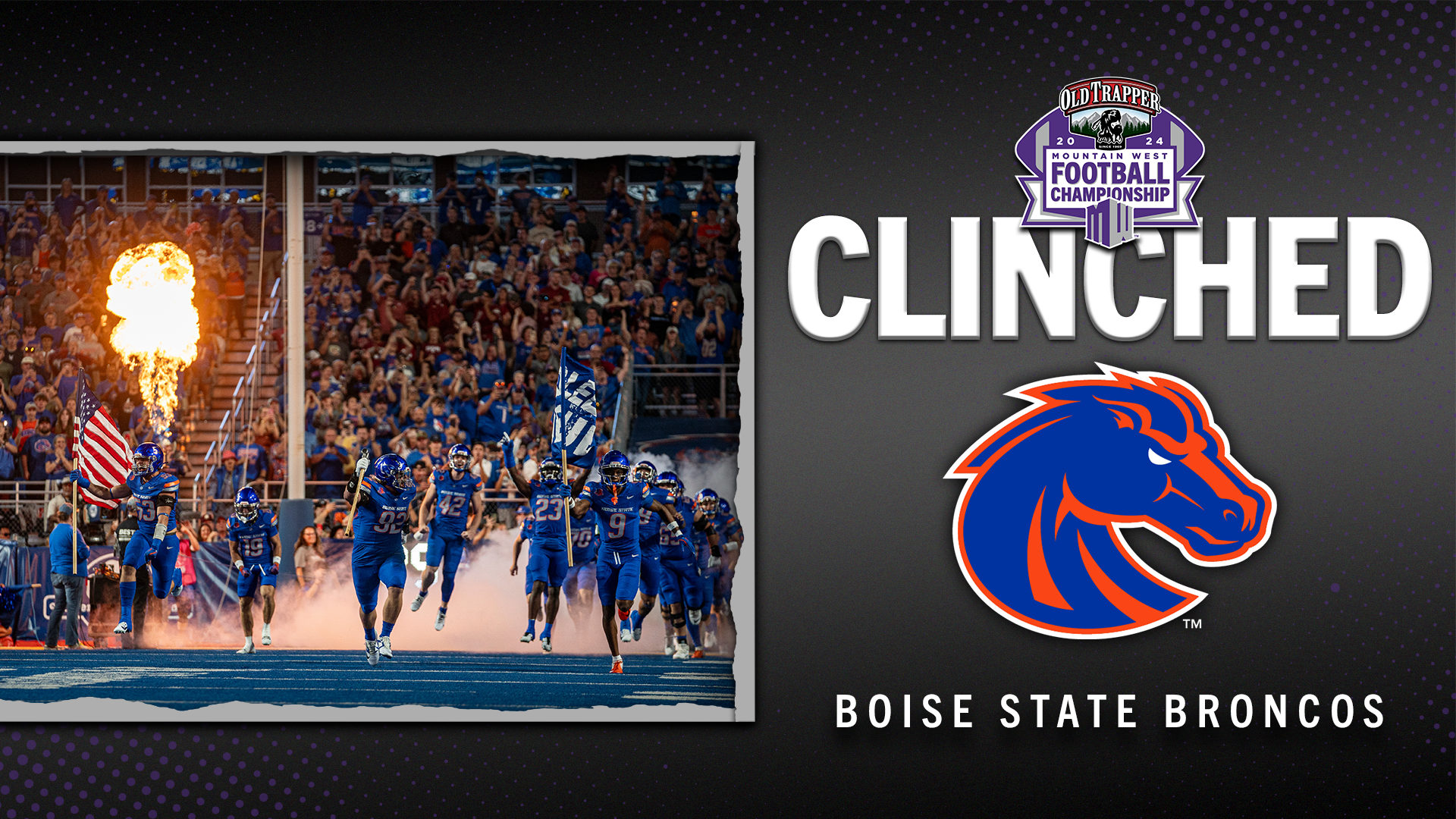 Boise State Clinches Spot in Old Trapper Mountain West Football Championship