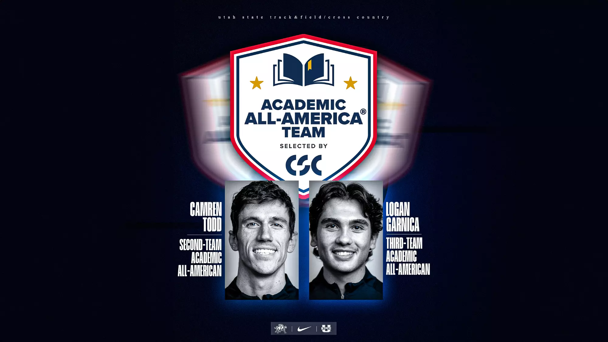 Camren Todd and Logan Garnica Named CSC Academic All-Americans